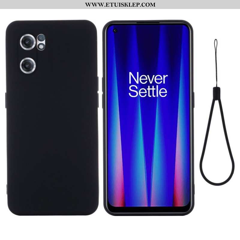 Etui do OnePlus Nord CE 2 5G Tekstura Z Mikrofibry